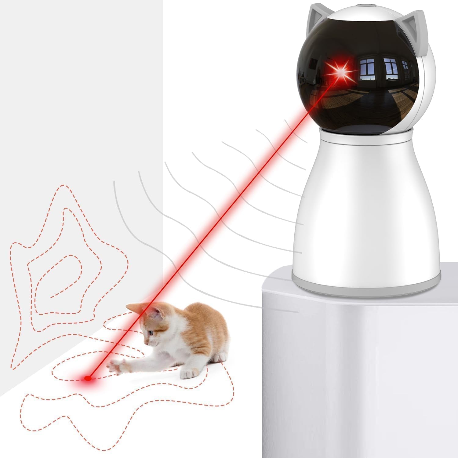 Ultimate Laser Tag for Cats: The Perfect Random, Rechargeable Interactive Toy