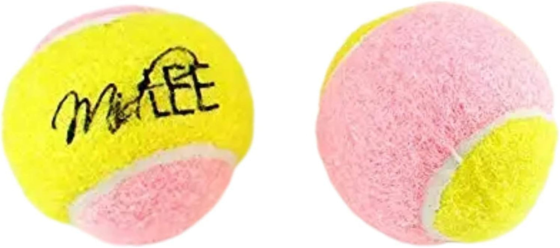 X-Small Dog Tennis Balls (1.5"): Pack of 12 for Puppies - Yellow/Pink