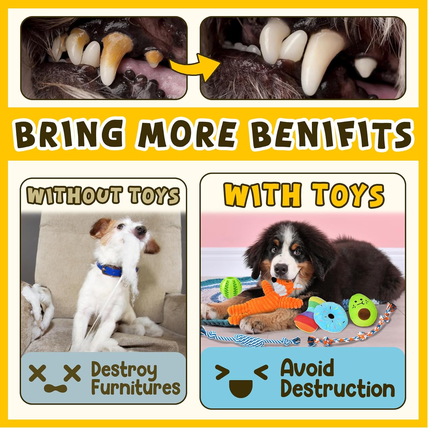 Super Luxury Puppy Toys for Teething Small Dogs!