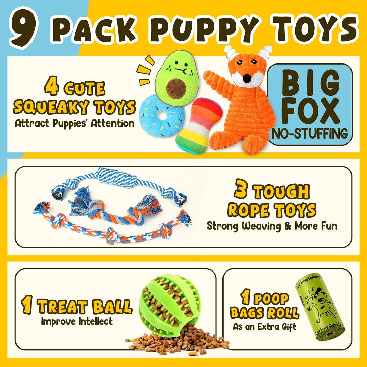 Super Luxury Puppy Toys for Teething Small Dogs!