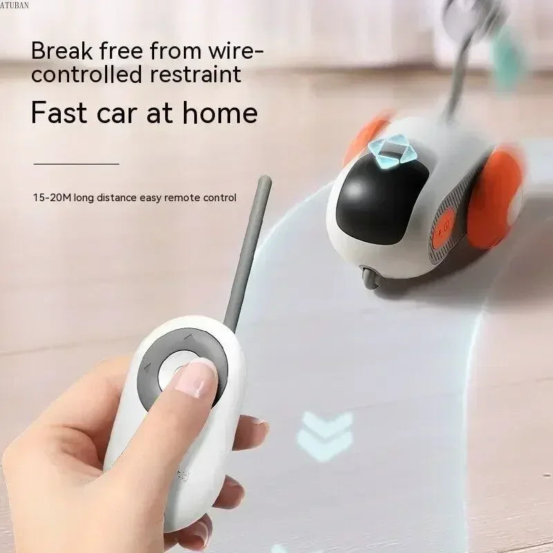 Interactive Pet Toy Car: Smart Moving Ball for Cats and Small Dogs