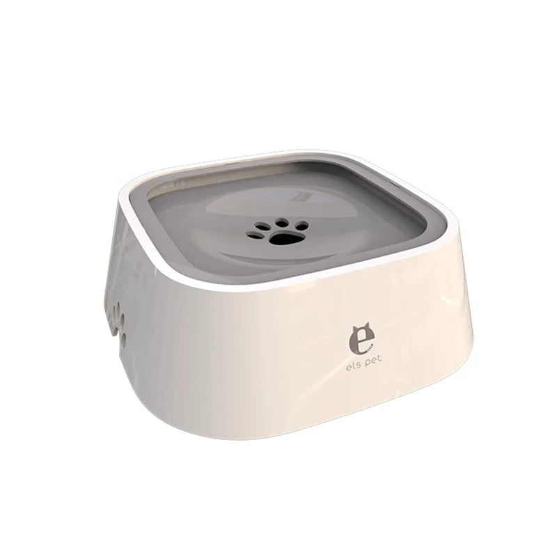 "Non-Spill Floating Water Bowl for Dogs and Cats - Anti-Wetting, Anti-Overflow Design"