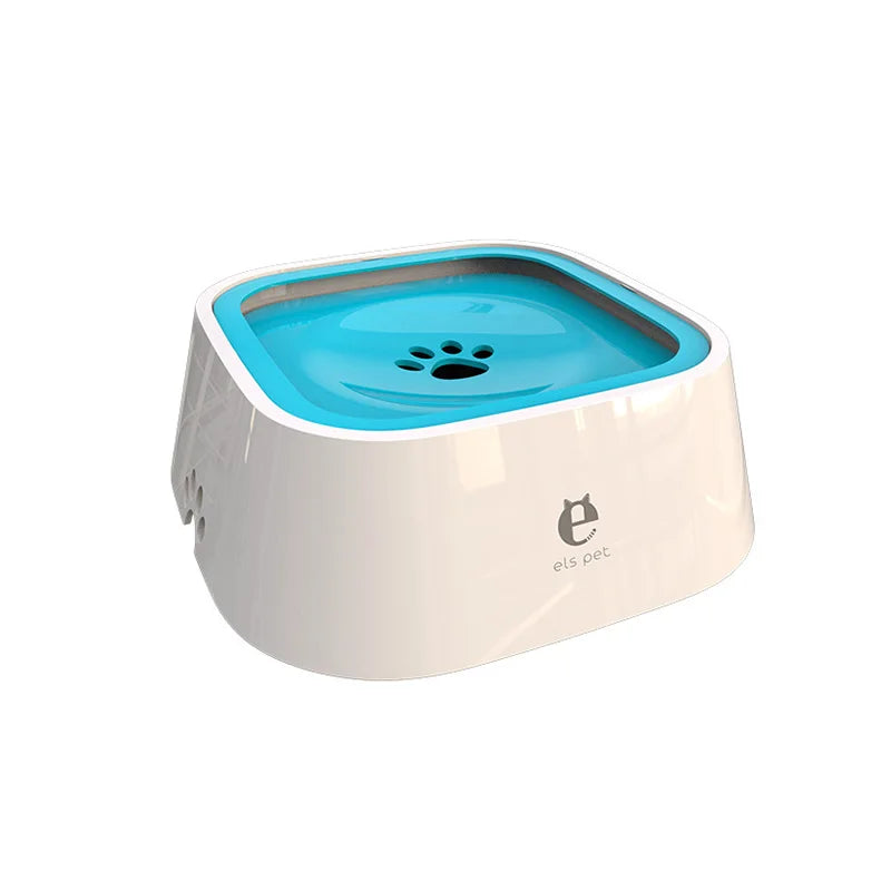 "Non-Spill Floating Water Bowl for Dogs and Cats - Anti-Wetting, Anti-Overflow Design"