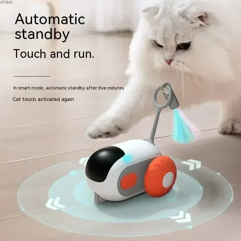 Interactive Pet Toy Car: Smart Moving Ball for Cats and Small Dogs