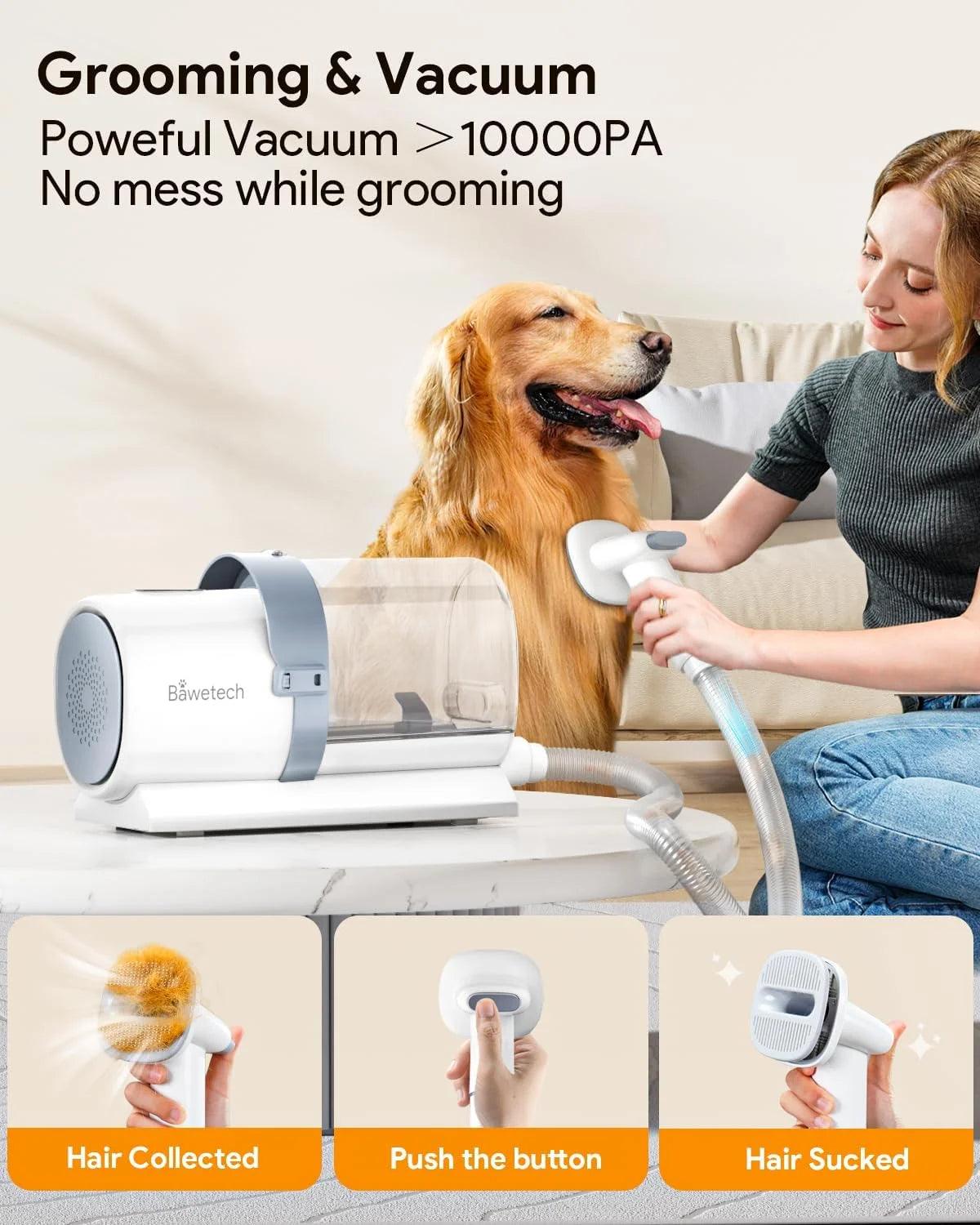 : "Professional Dog Grooming Kit with Vacuum and 2.5L Dust Cup - Includes 5 Grooming Tools" - Happy Tails and Purrs